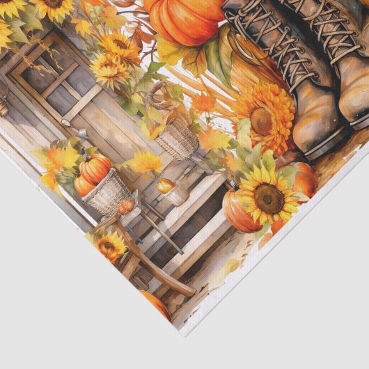 Herfst Tissuepapier (Detail)