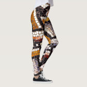 Herfst Toned Romeins Mozaïek Leggings (Rechts)