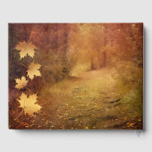 herfst trail esple verlaat huwelijksmandaat gasten gastenboek (Achterkant)