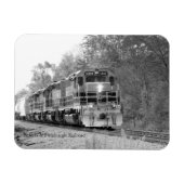 Herfst Train B&W Autumn Scene Souvenir Fridge Magneet (Horizontaal)