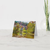 Herfst Tranquability Dank u Kaart (Voorkant)