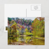 Herfst Tranquiliteit denken van u Briefkaart (Voorkant / Achterkant)