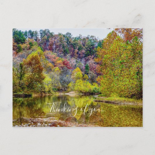 Herfst Tranquiliteit denken van u Briefkaart (Voorkant)