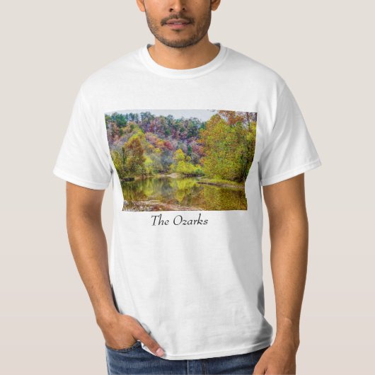 Herfst Tranquiliteit Ozarks T-Shirt (Voorkant)