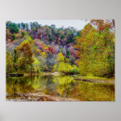 Herfst Tranquiliteit Poster (Voorkant)