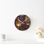 Herfst Tranquility Clock Ronde Klok (Huis)