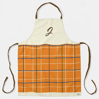Herfst Treat Plaid Sinaasappel Chocolate Cream Blu Schort