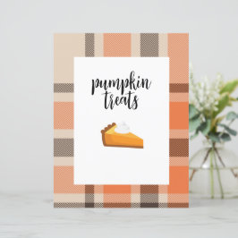 Herfst Treat Tabel Poster