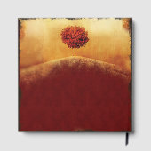 Herfst Tree Elegant Wedding Guestbook Gastenboek (Achterkant)