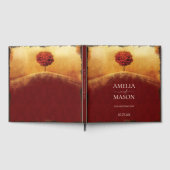 Herfst Tree Elegant Wedding Guestbook Gastenboek (Volledig)