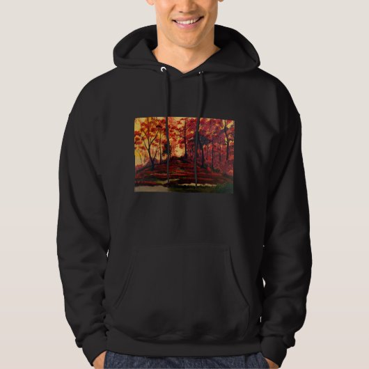 Herfst Tree Line Hoodie (Voorkant)