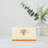 Herfst Tree Place Card Plaatskaartje (Staand voorkant)