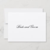 Herfst Tree-reactiekaarten RSVP Kaartje (Achterkant)