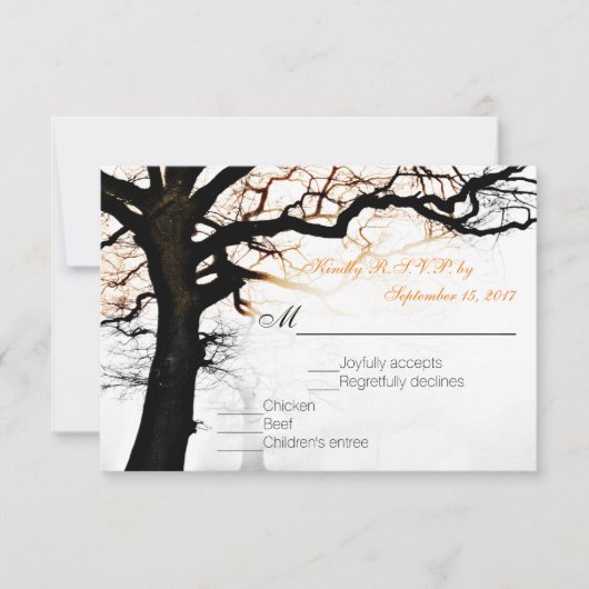 Herfst Tree RSVP (Voorkant)