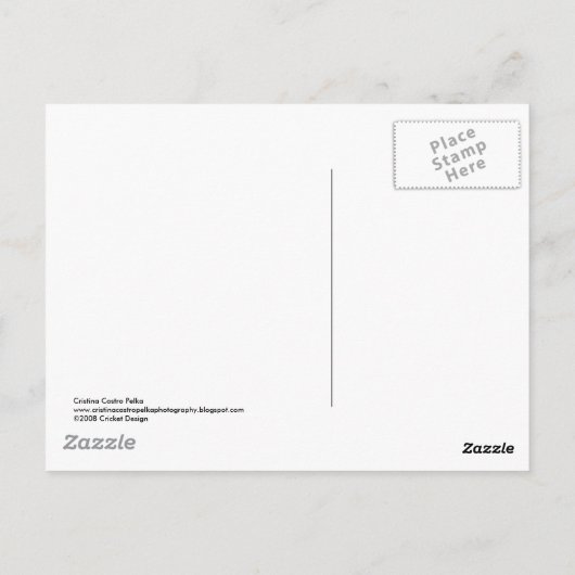 Herfst Trees Briefkaart (Achterkant)