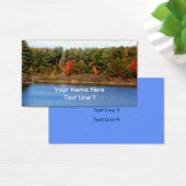 Herfst Trees die Natuur naderen Visitekaartjes (Bureau)