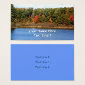 Herfst Trees die Natuur naderen Visitekaartjes (Voorkant /achterkant)