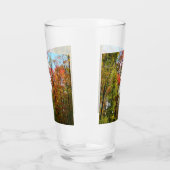 Herfst Trees en Blue Sky Autumn Natuur Fotografie Glas (Links)