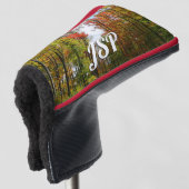 Herfst Trees en Blue Sky Autumn Natuur Fotografie Golfheadcover (3/4 voorkant)