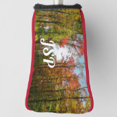Herfst Trees en Blue Sky Autumn Natuur Fotografie Golfheadcover (Draai 90)