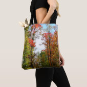 Herfst Trees en Blue Sky Autumn Natuur Fotografie Tote Bag (Dichtbij)