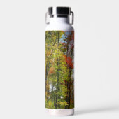 Herfst Trees en Blue Sky Autumn Natuur Fotografie Waterfles (Voorkant)