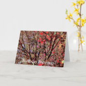 HERFST TREES KAART (Gele Bloem)