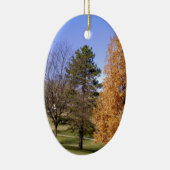 Herfst Trees Keramisch Ornament (Rechts)