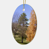 Herfst Trees Keramisch Ornament (Links)