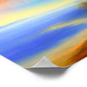 Herfst Trees langs een Poster pad (Hoek)