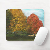 Herfst Trees Mousepad Muismat (Met muis)