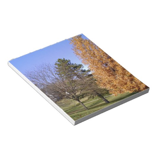 Herfst Trees Notitieblok (Schuin)