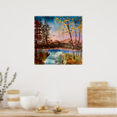 "Herfst Trees: Poster (Keuken)