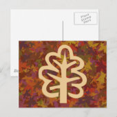 Herfst Trees reeks 2 Briefkaart (Voorkant / Achterkant)