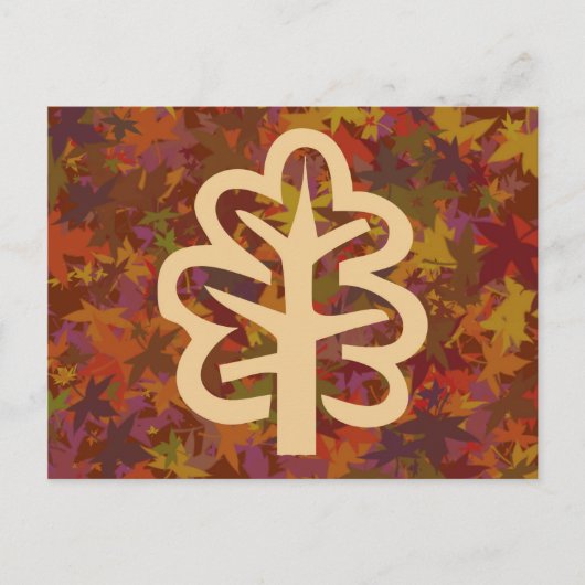 Herfst Trees reeks 2 Briefkaart (Voorkant)