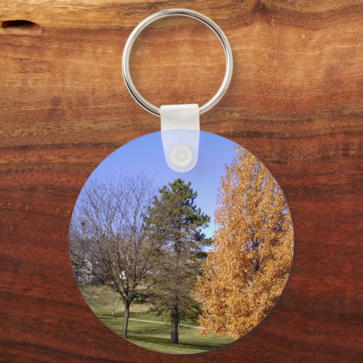 Herfst Trees Sleutelhanger (Voorkant)