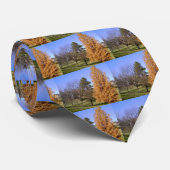 Herfst Trees Stropdas (Opgerold)