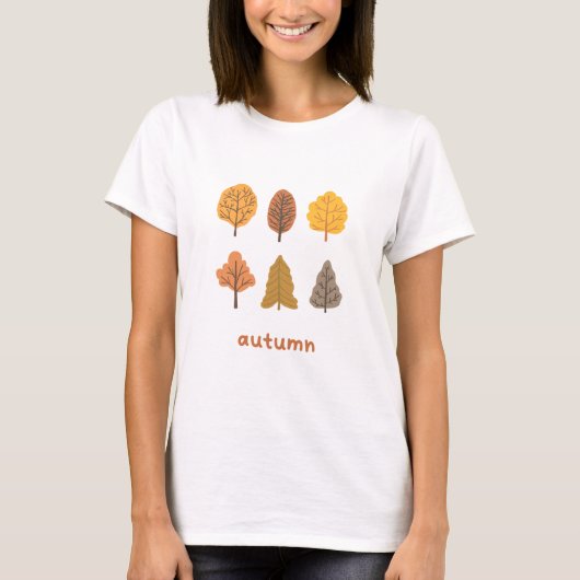 Herfst Trees T-shirt (Voorkant)
