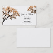 Herfst Trees Visitekaartjes (Voorkant / Achterkant)