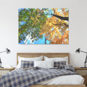 Herfst Treetops LG Canvas Print (Insitu (Slaapkamer))