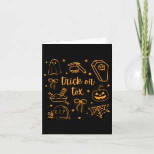 Herfst Trick Or Tox Botox Halloween Esthetische Ve Kaart