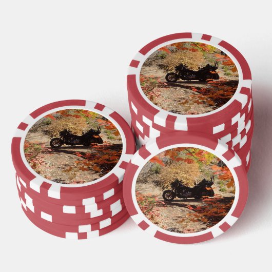 Herfst Trike Divot Tool Flesopener met Marker Poker Chips (Opstapeling)