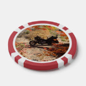 Herfst Trike Divot Tool Flesopener met Marker Poker Chips (Enkel)