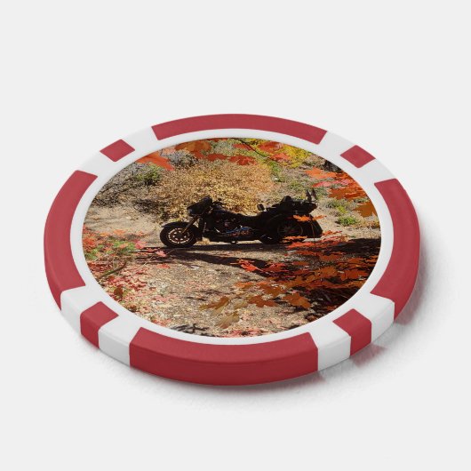 Herfst Trike Divot Tool Flesopener met Marker Poker Chips (Enkel)