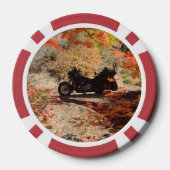 Herfst Trike Divot Tool Flesopener met Marker Poker Chips (Achterkant)