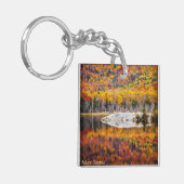 Herfst Trillingen Acrylische Sleutelhanger (Voorkant Links)