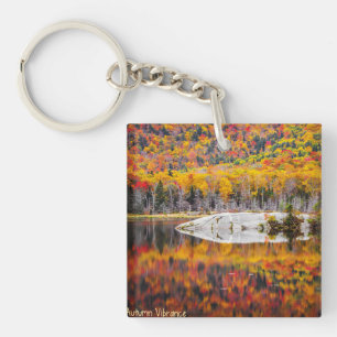 Herfst Trillingen Acrylische Sleutelhanger