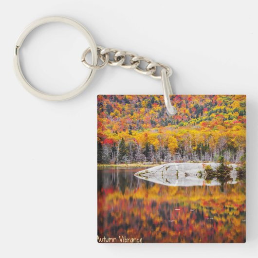 Herfst Trillingen Acrylische Sleutelhanger (Voorkant)