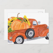 Herfst Truck 1 Briefkaart (Voorkant / Achterkant)