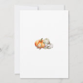 Herfst Truck Baby Shower Uitnodiging (Achterkant)